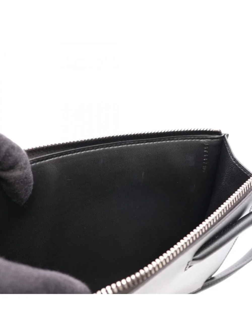 Hermes Handbag Cadena Bag Black